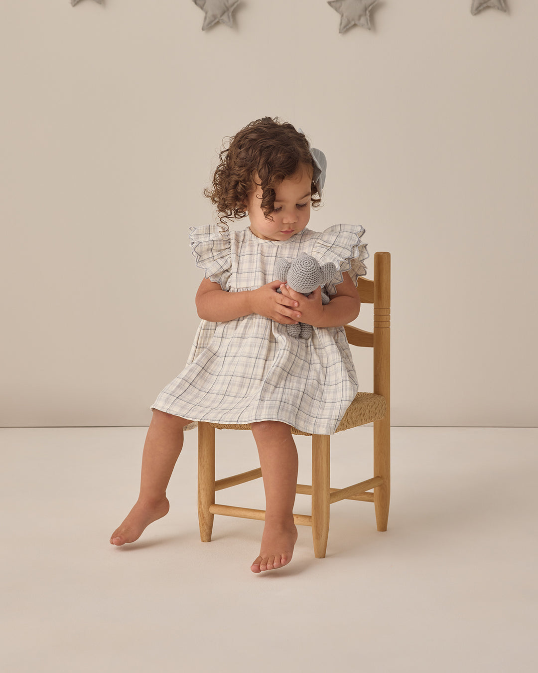Quincy Mae Alina Dress || Blue Plaid