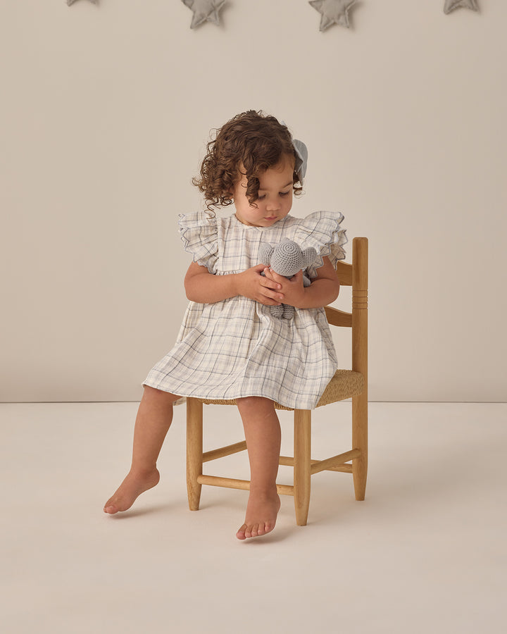 Quincy Mae Alina Dress || Blue Plaid