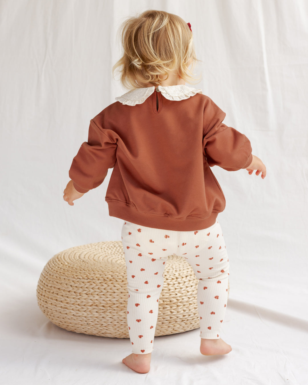 Quincy Mae Collared Sweatshirt || Mon Amour