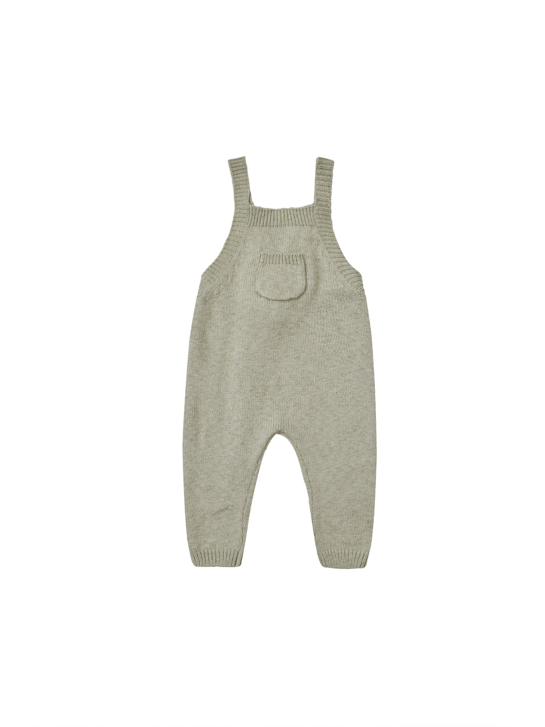 Quincy Mae knit overalls || sage