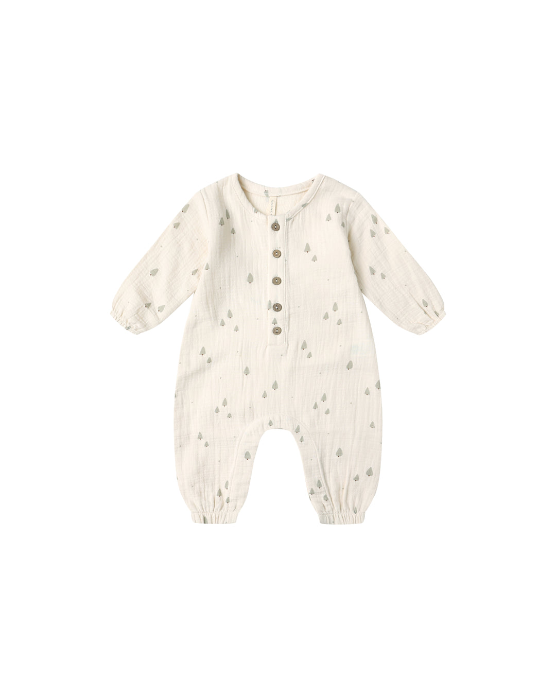 Quincy Mae Woven Jumpsuit || Trees