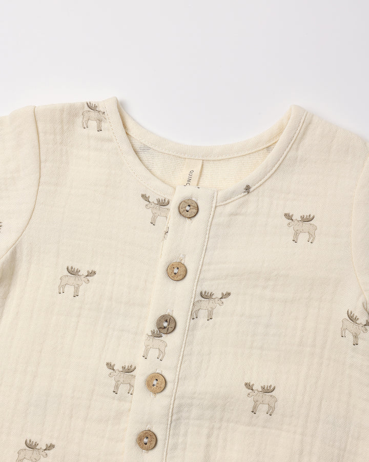 Quincy Mae Woven Jumpsuit || Moose