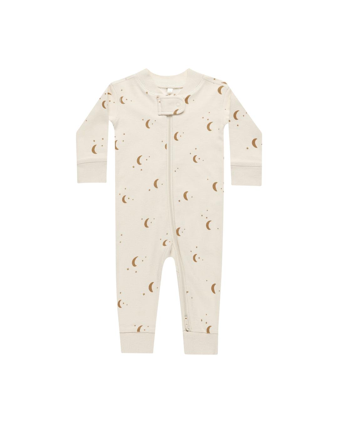 Quincy Mae Zip Long Sleeve Sleeper || Moons