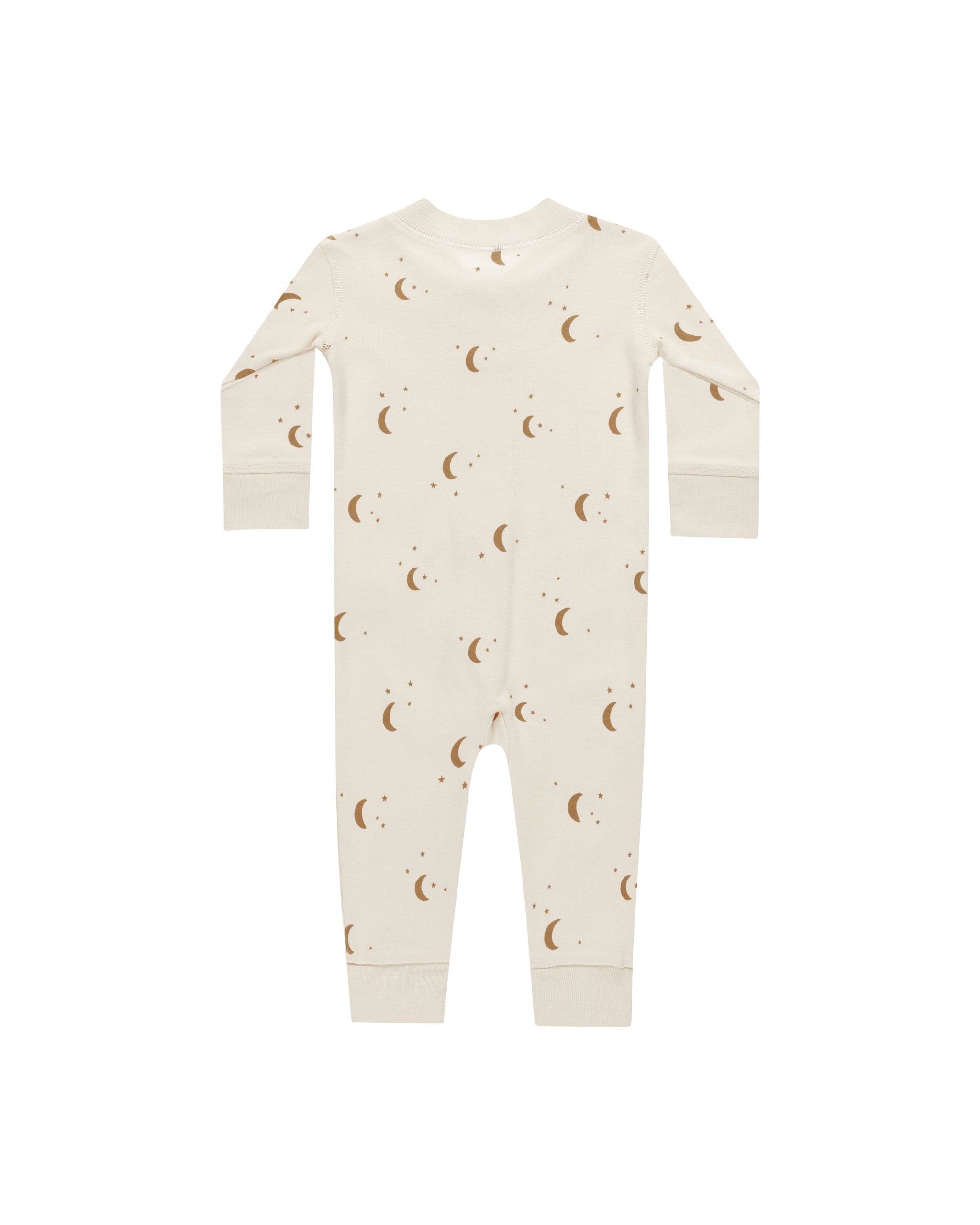 Quincy Mae Zip Long Sleeve Sleeper || Moons