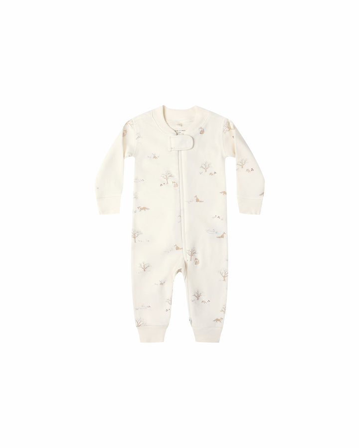 Quincy Mae Zip Long Sleeve Sleeper || Fox Land
