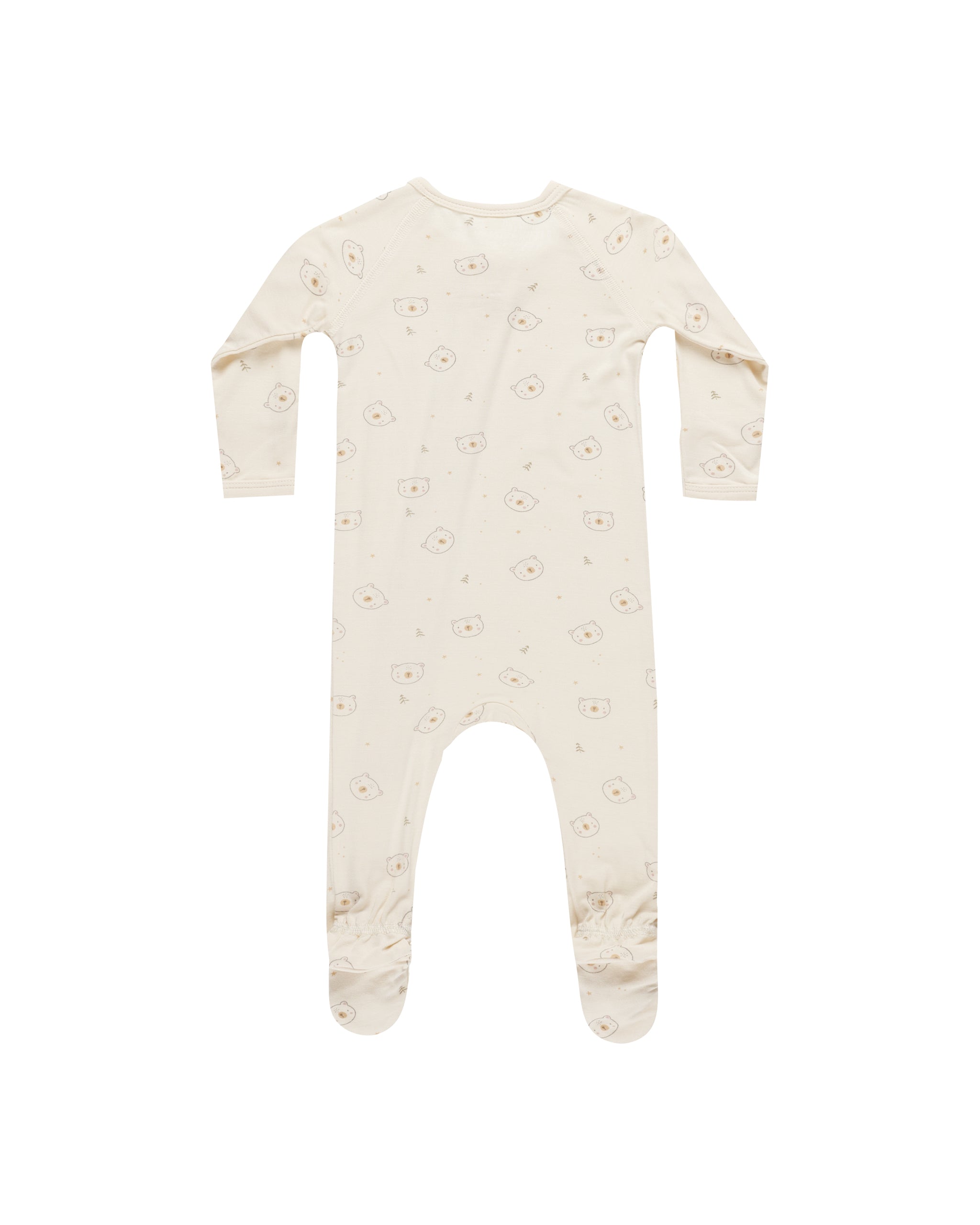 Quincy Mae Bamboo Zip Footie || Bears