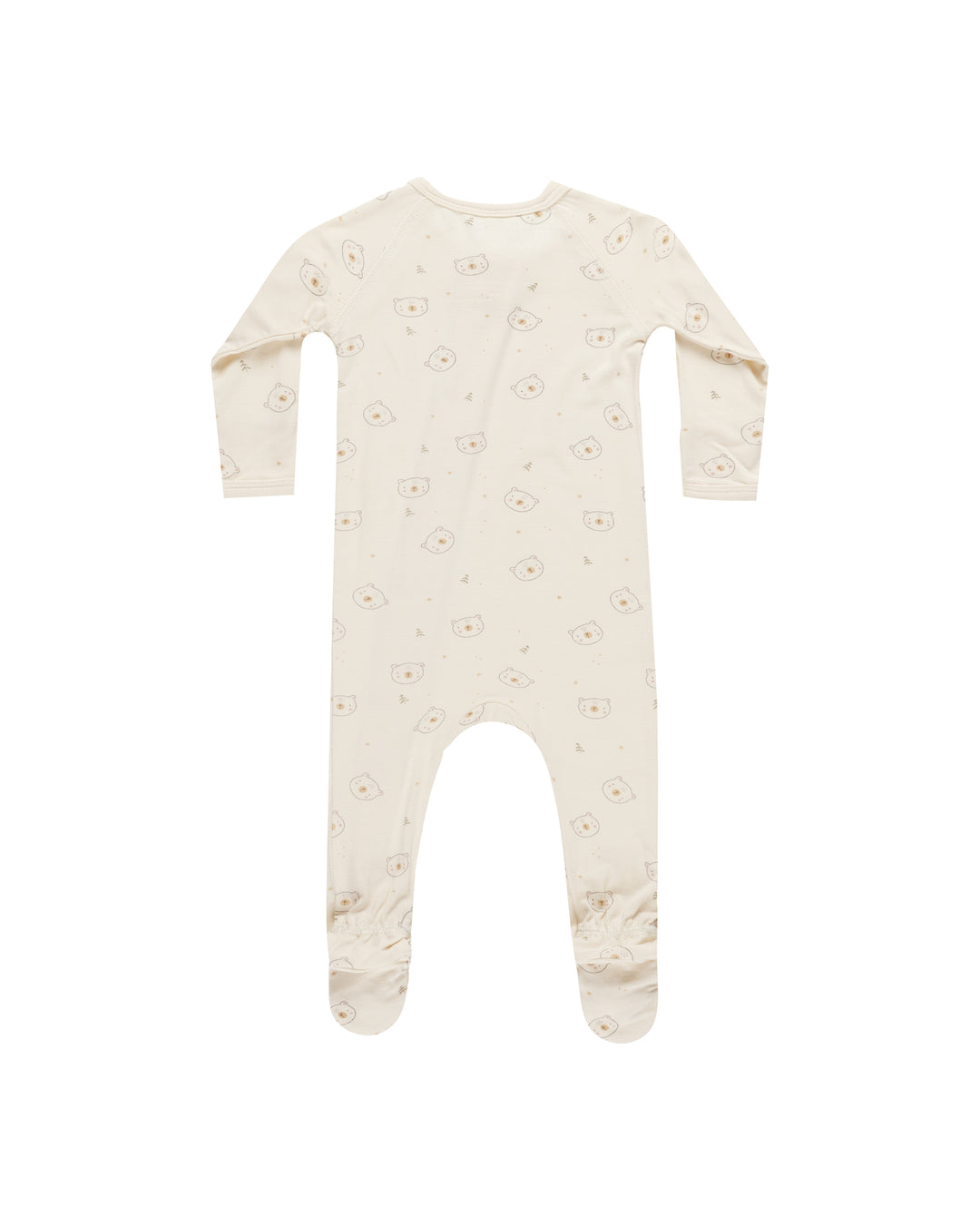 Quincy Mae Bamboo Zip Footie || Bears