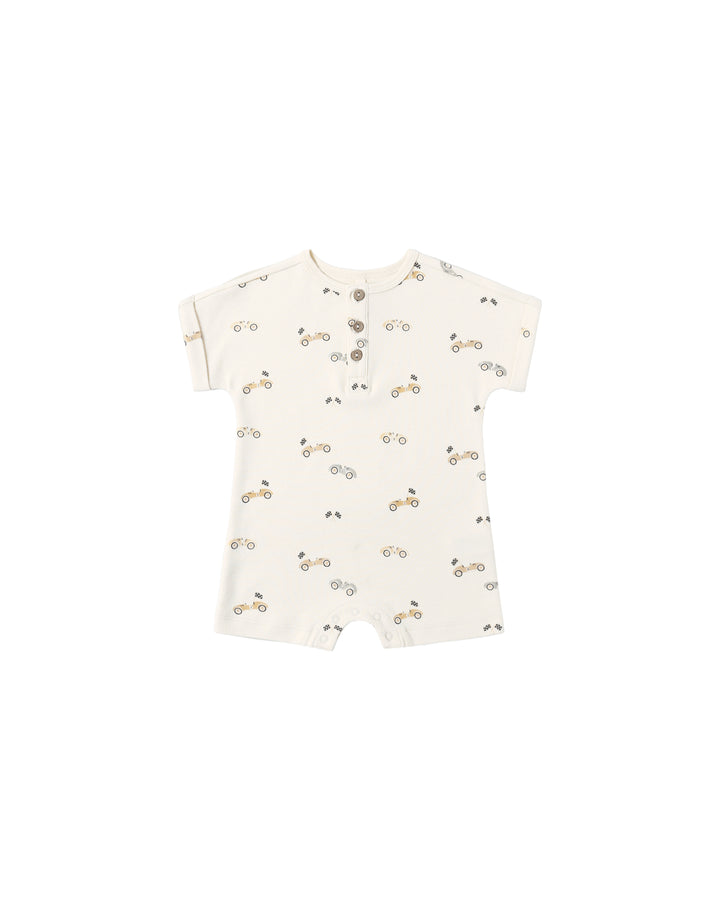 Quincy Mae Short Sleeve One-Piece || Race Car