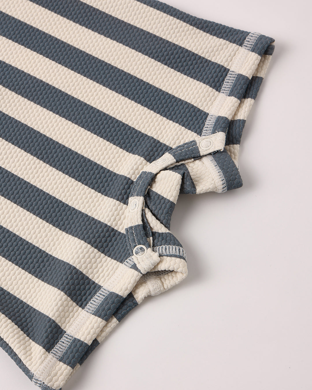 Quincy Mae Zip Rashguard One-Piece || Retro Ocean Stripe