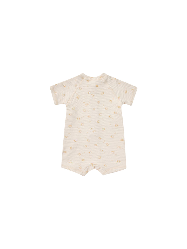 Quincy Mae zip rashguard one-piece || suns