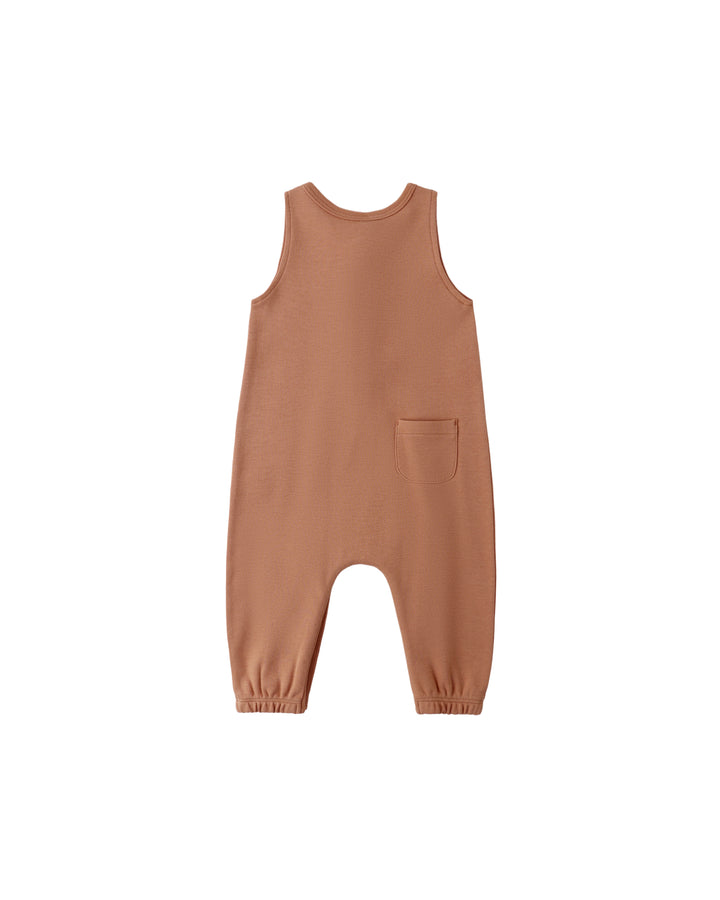 Quincy Mae Sleeveless Jumpsuit || Poppy