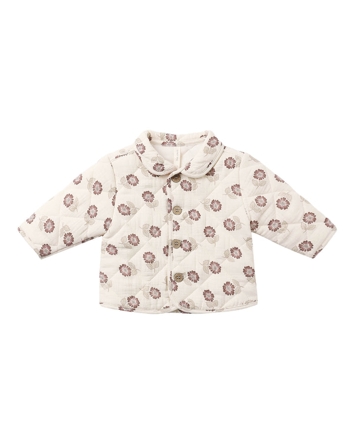 Quincy Mae Quilted Jacket || Fall Floral