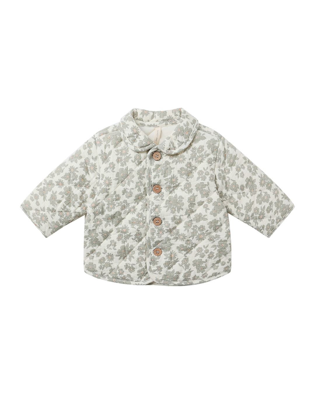 Quincy Mae Quilted Jacket || Green Floral