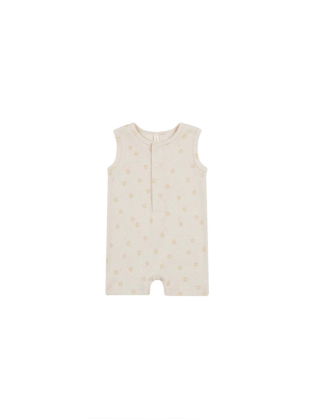 Quincy Mae ribbed henley romper || suns