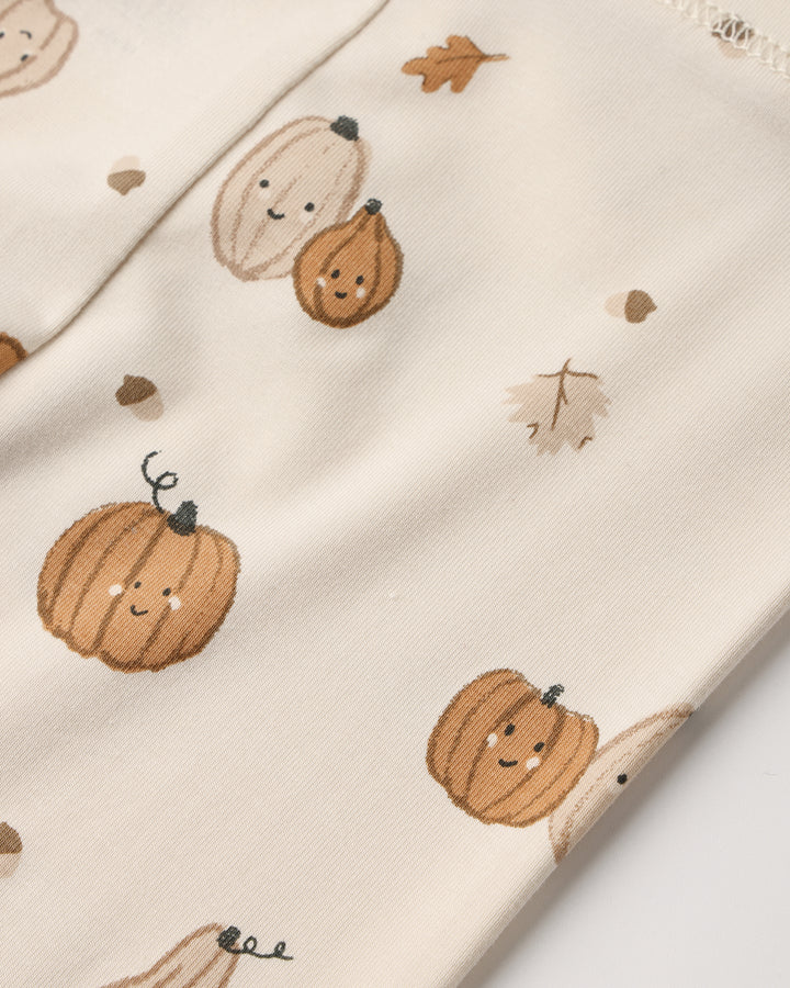 Quincy Mae Bamboo Zip Footie || Harvest Friends