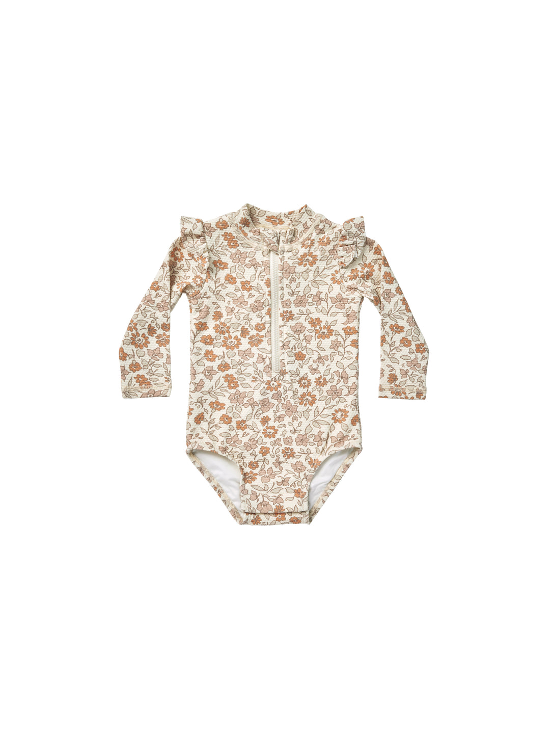 Quincy Mae byron rashguard one-piece || garden