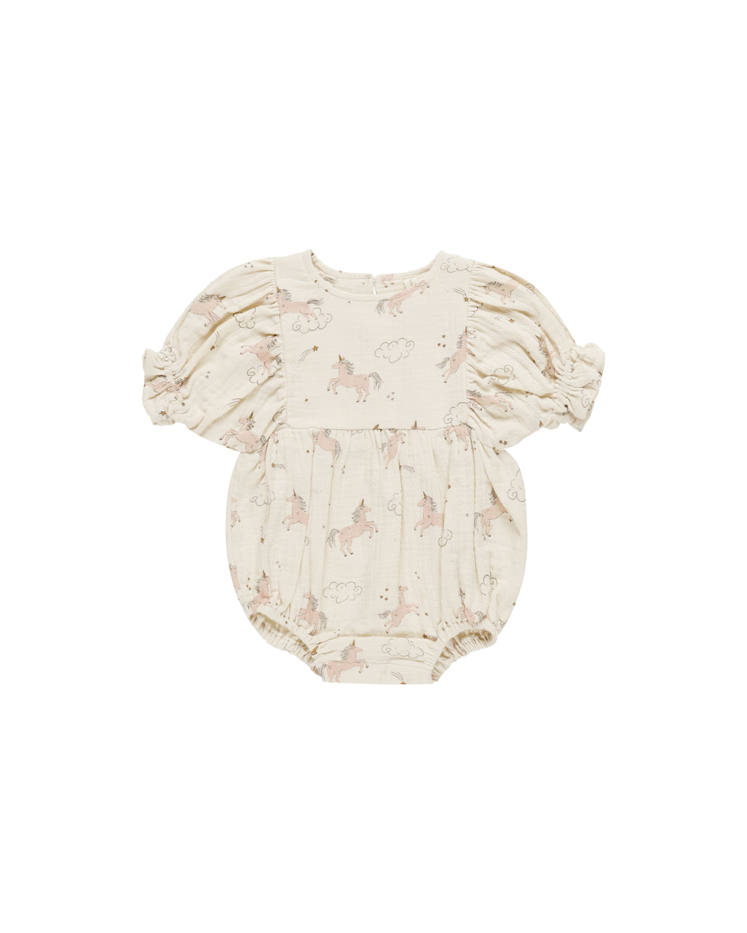 Quincy Mae Cosette Romper || Unicorns