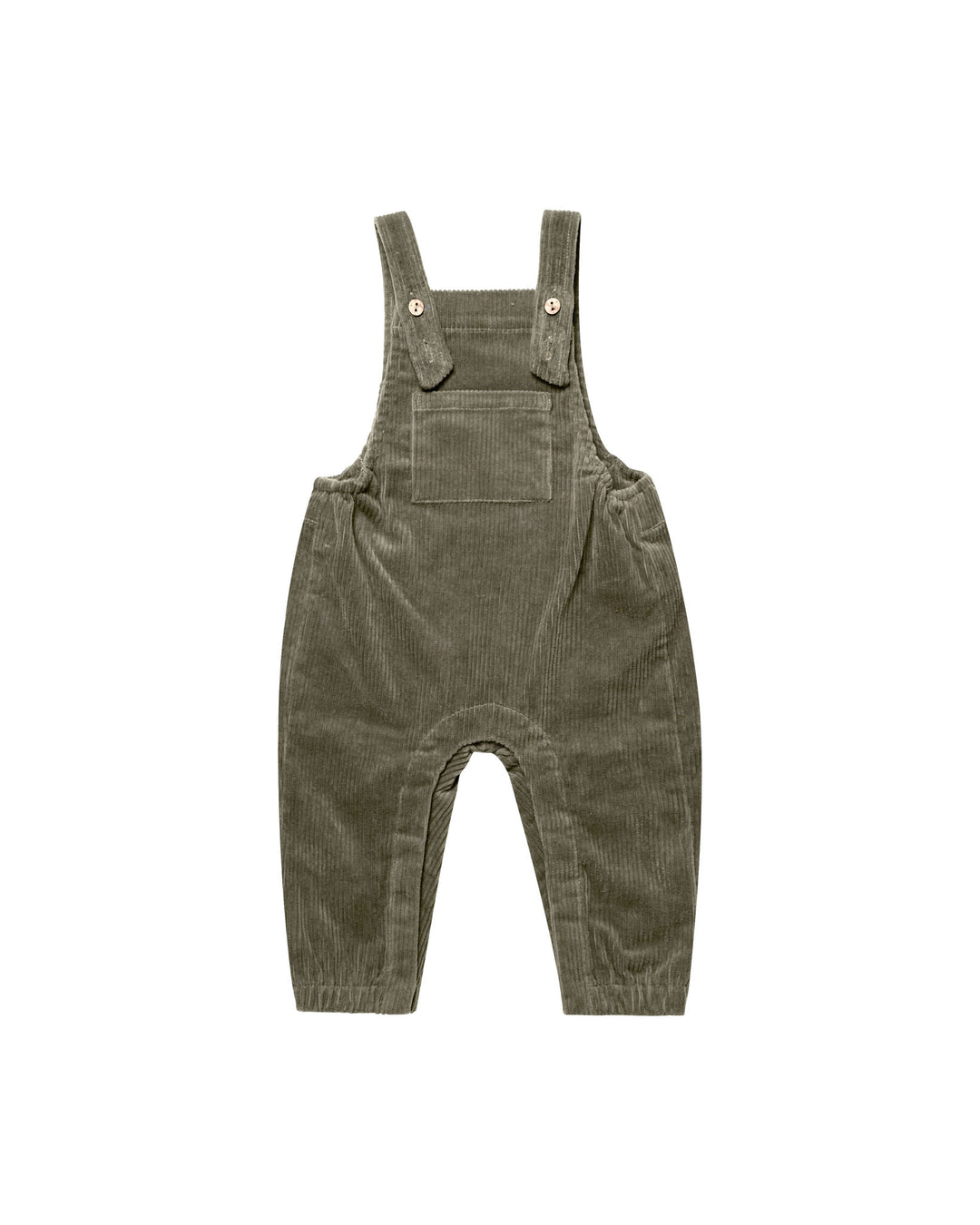 Quincy Mae corduroy baby overalls || forest