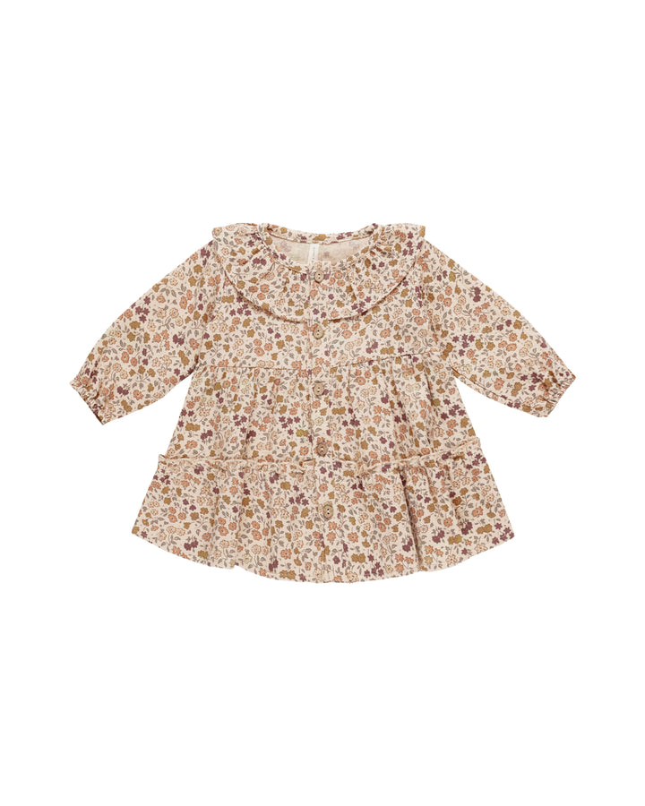 Quincy Mae Ruffle Collar Button Dress || Posy
