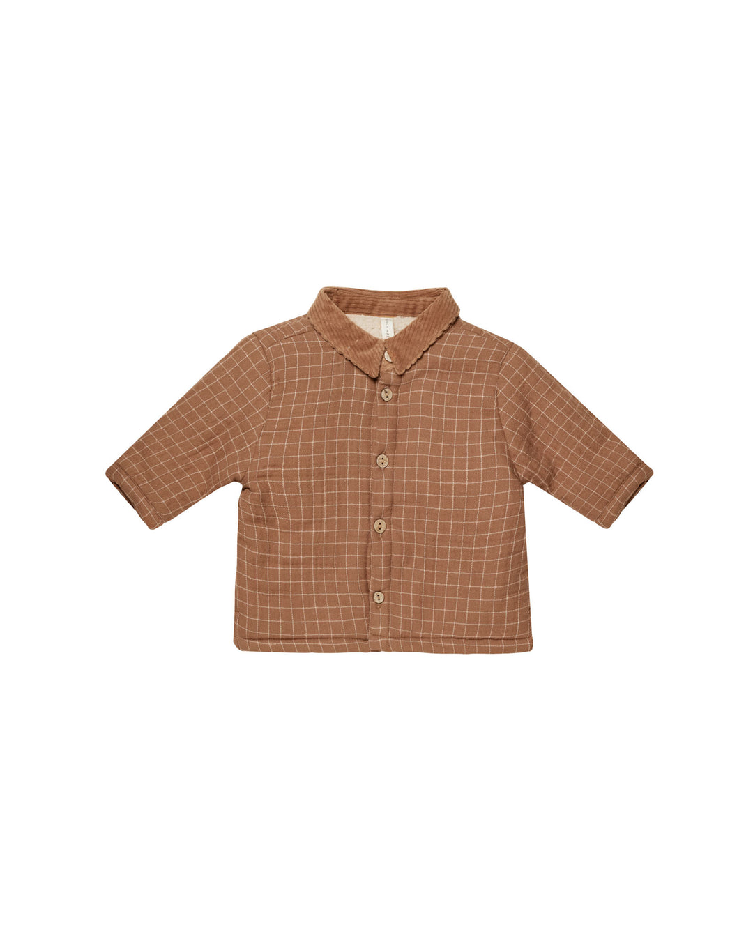Quincy Mae ford jacket || cinnamon grid