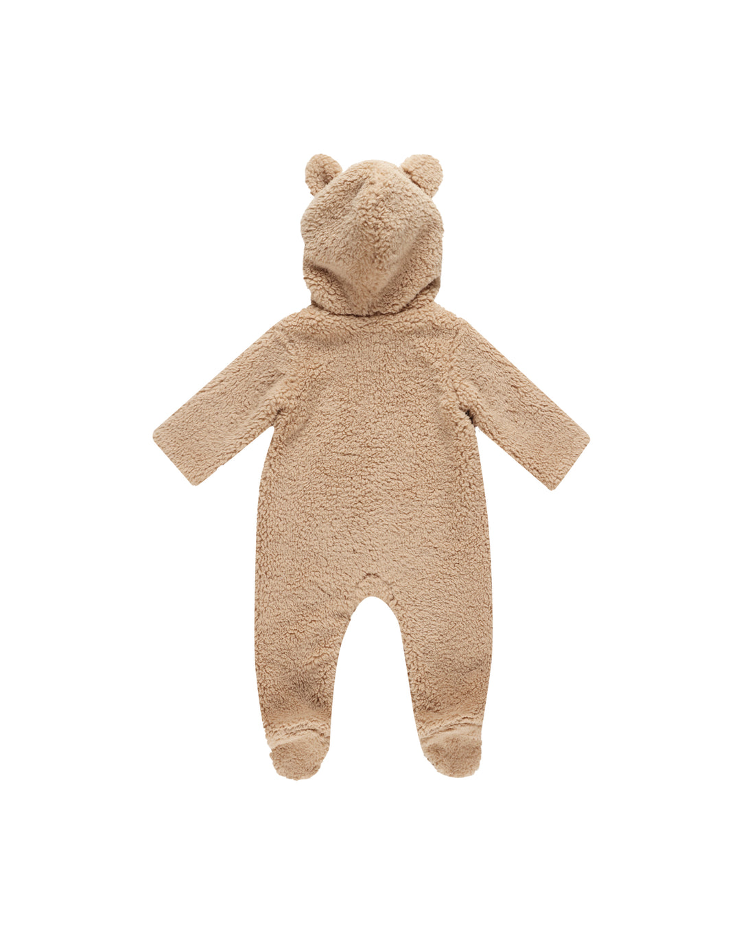 Quincy Mae Bear Jumpsuit || Beige