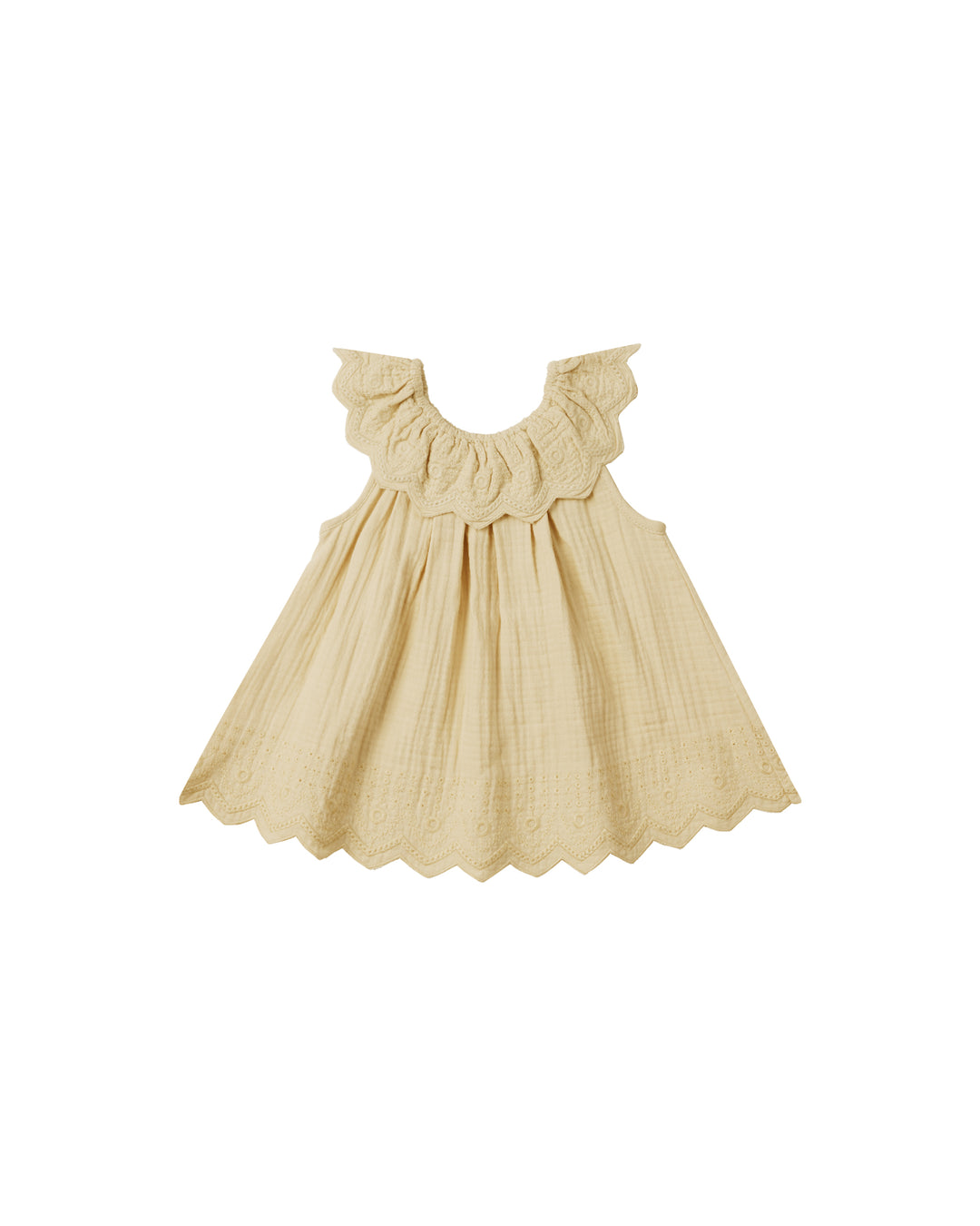 Quincy Mae isla dress || lemon