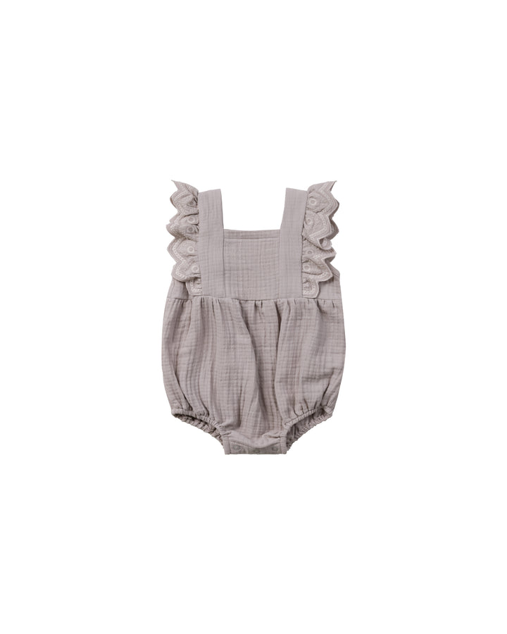 Quincy Mae naomi romper || lavender