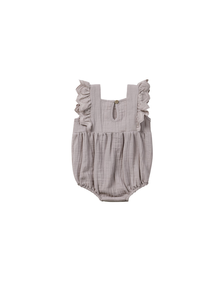 Quincy Mae naomi romper || lavender
