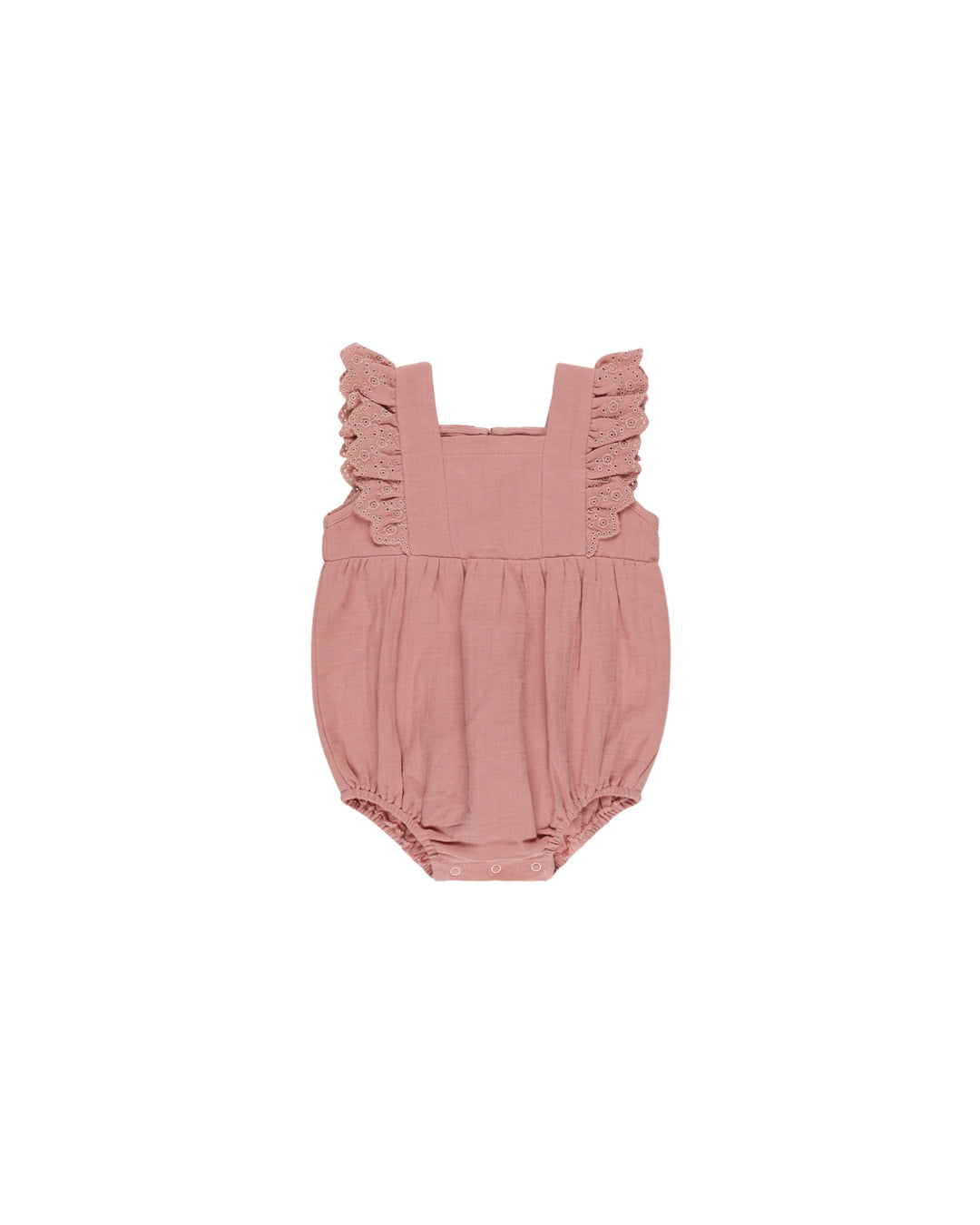 Quincy Mae Naomi Romper || Lipstick