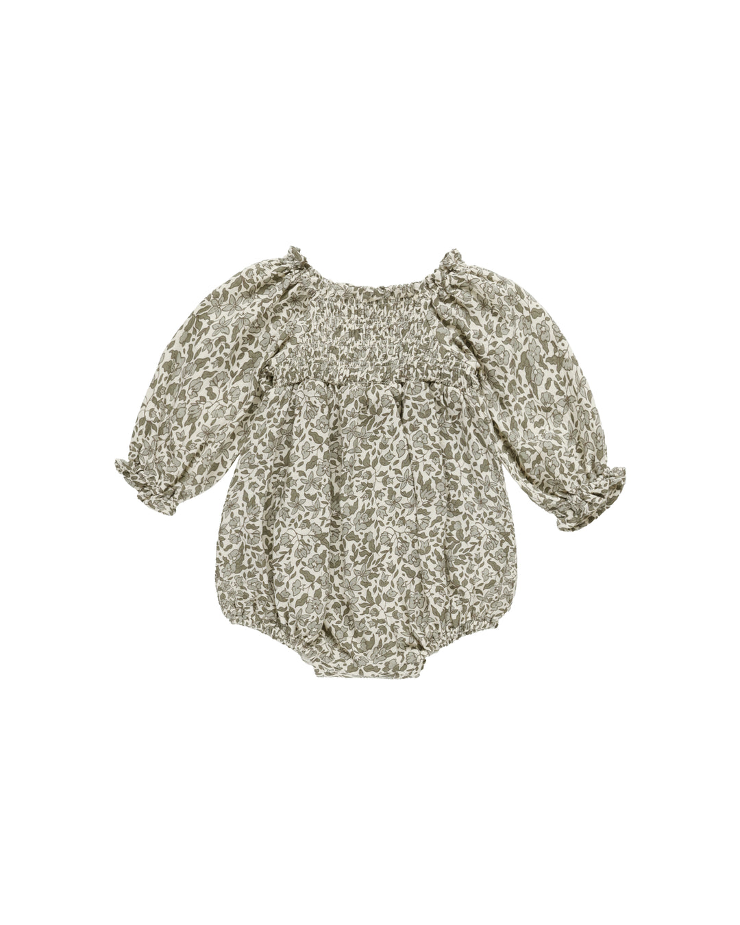 Quincy Mae Eden Romper || Green Garden