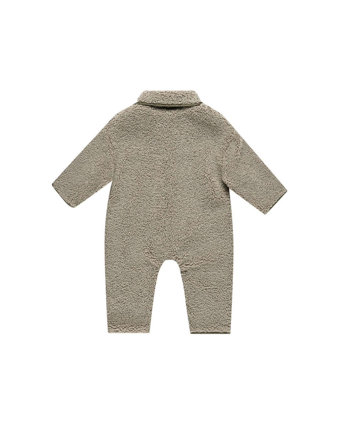 Quincy Mae Shearling Jumpsuit || Olive