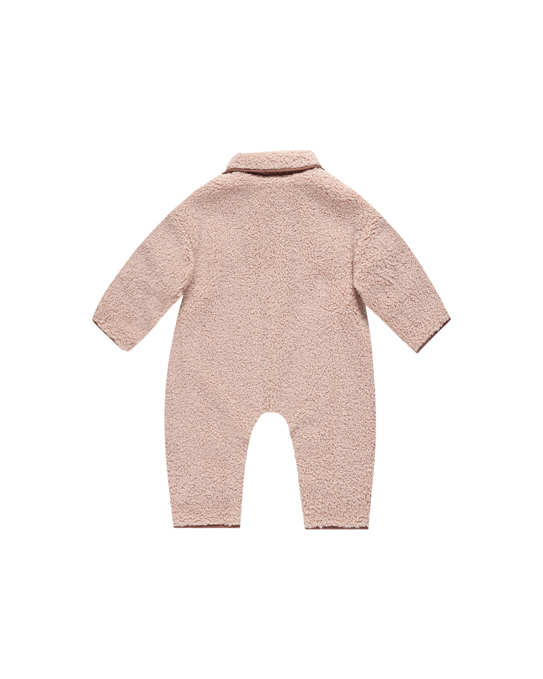 Quincy Mae Shearling Jumpsuit || Blush