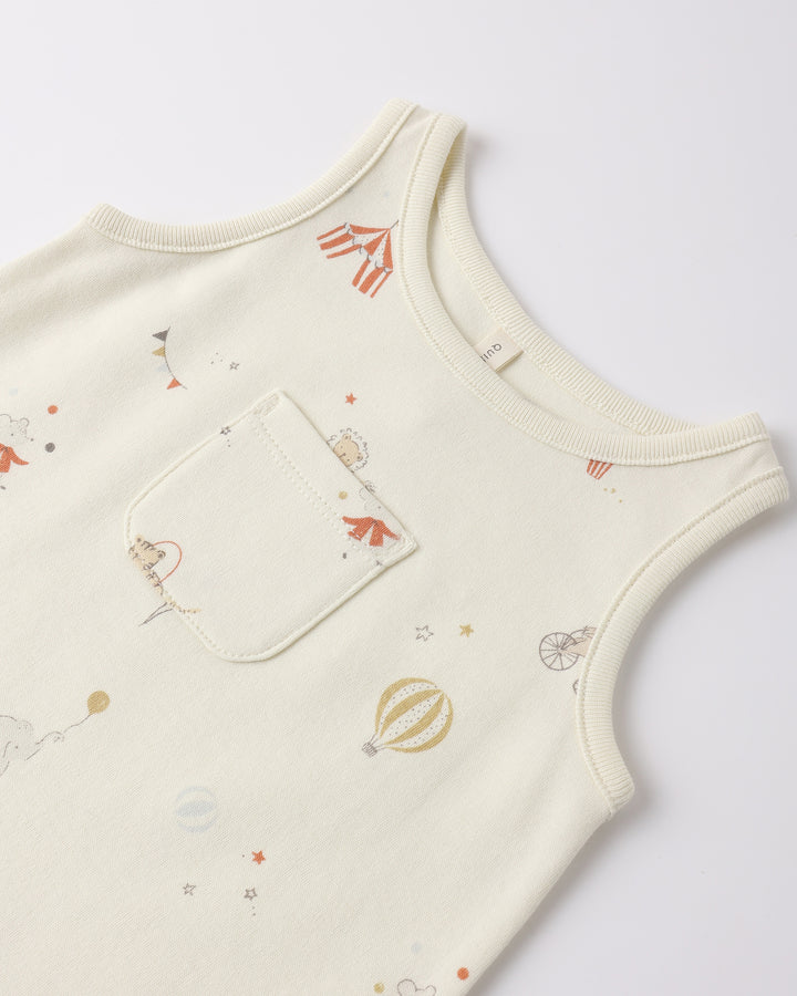 Quincy Mae Sleeveless One-Piece || Carnival