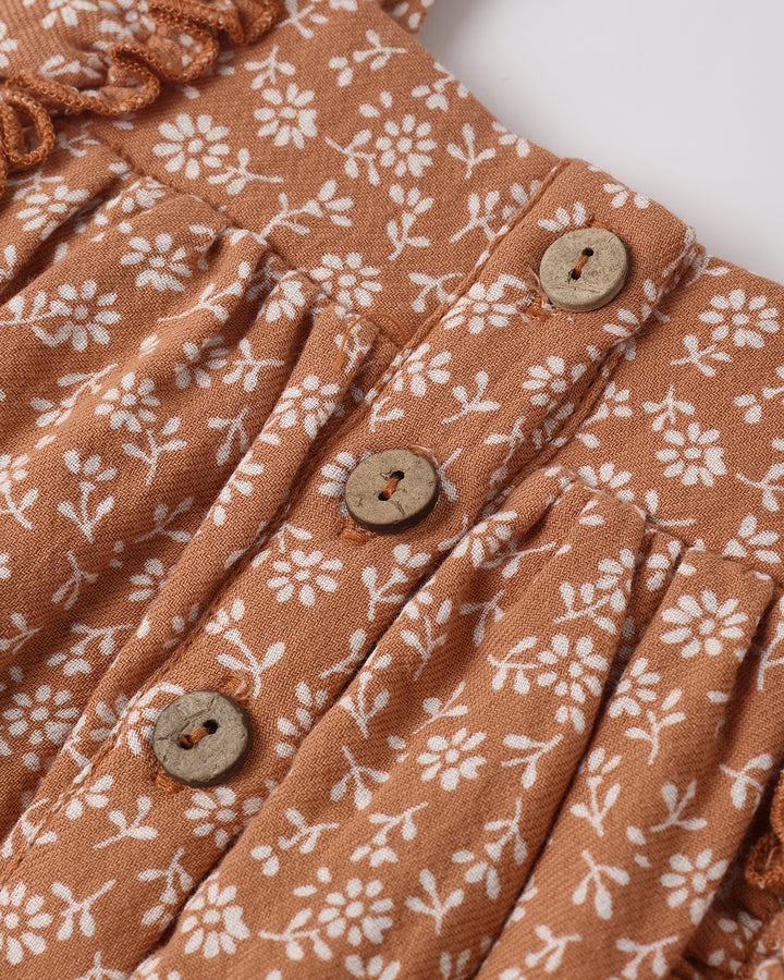 Quincy Mae Maya Romper || Poppy Floral
