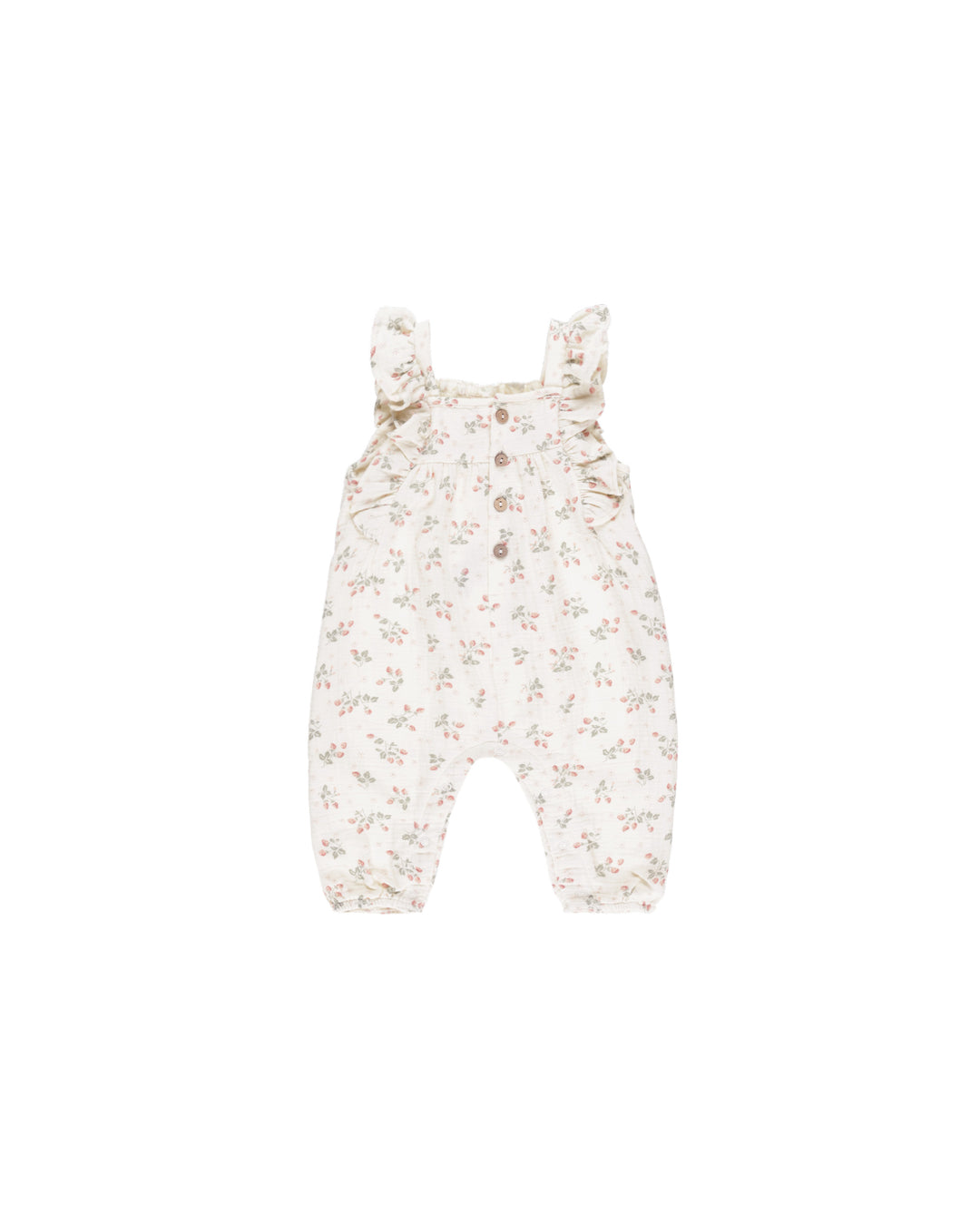 Quincy Mae Nova Romper || Strawberries