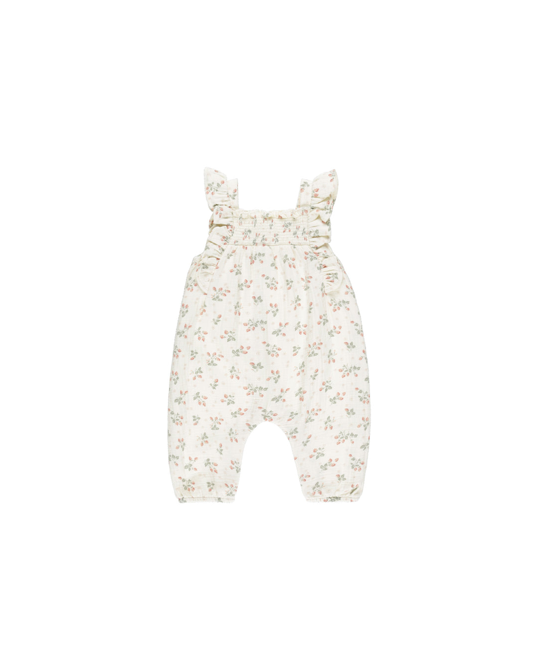 Quincy Mae Nova Romper || Strawberries