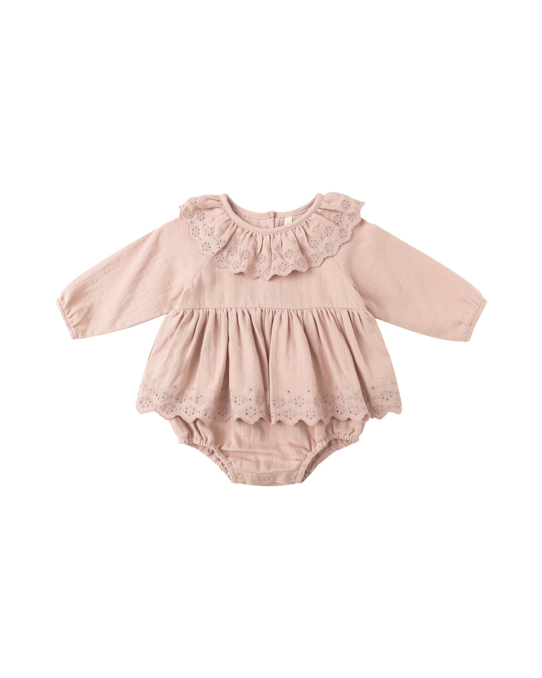 Quincy Mae Thalia Romper || Rose