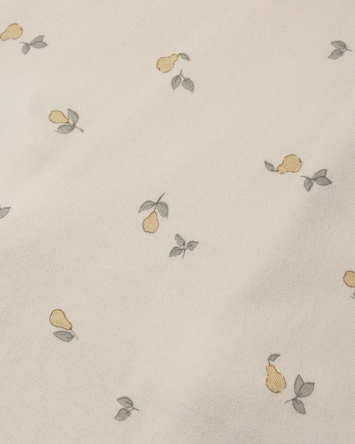 Quincy Mae Side Snap Bodysuit + Pant Set || Pears