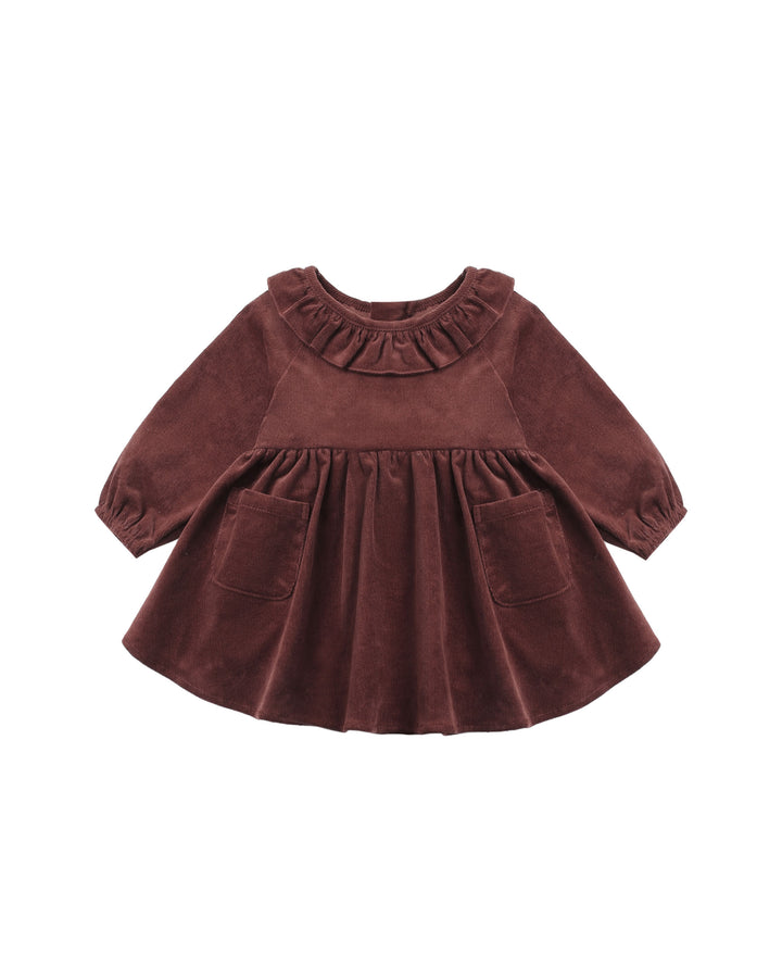 Quincy Mae Simone Dress || Black Cherry