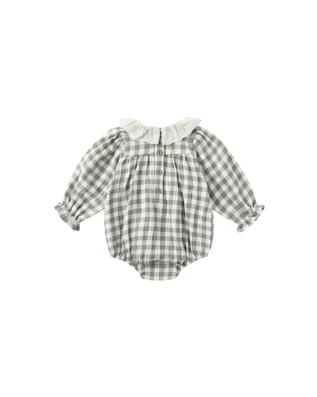 Quincy Mae Callie Romper || Forest Check