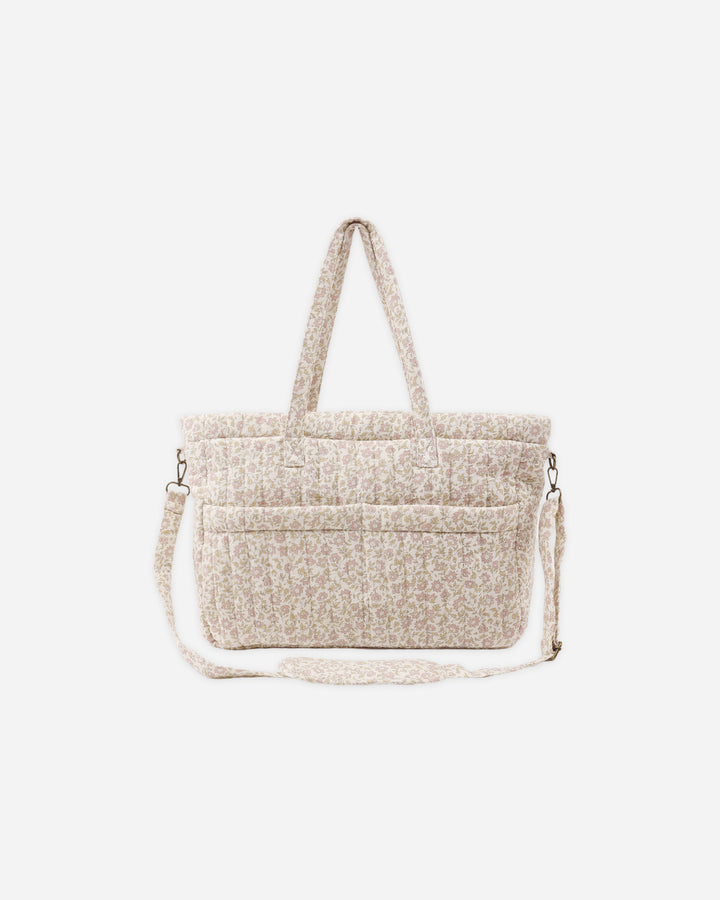 Quincy Mae Diaper Bag + Changing Pad Set || Wildflower Woven
