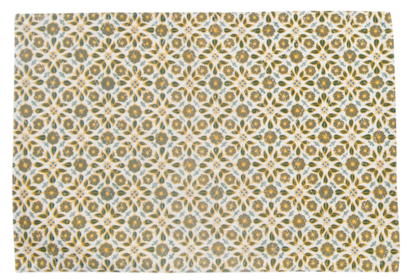 Cotton Printed Placemat, 4 Styles