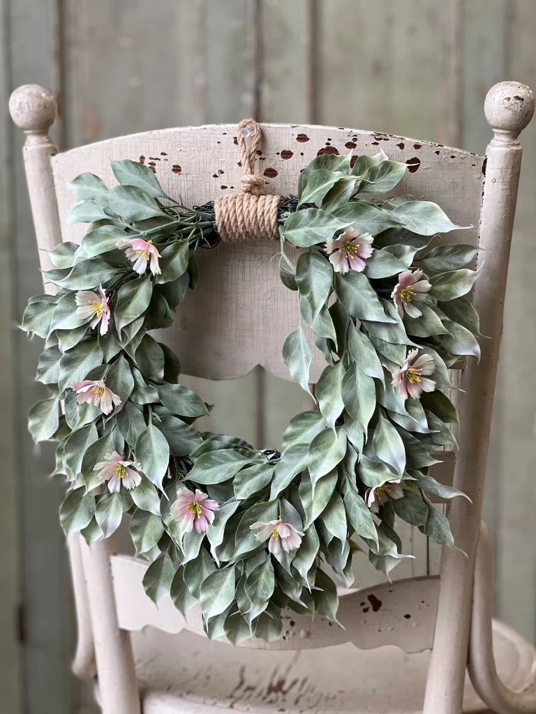 Pink Idle Hour Hanging Wreath