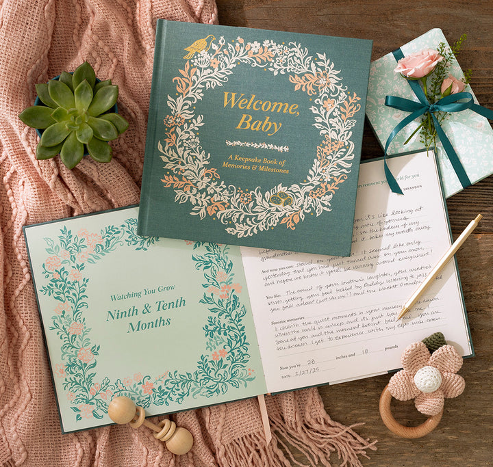 Welcome Baby: A Keepsake Book of Memories and Milestones