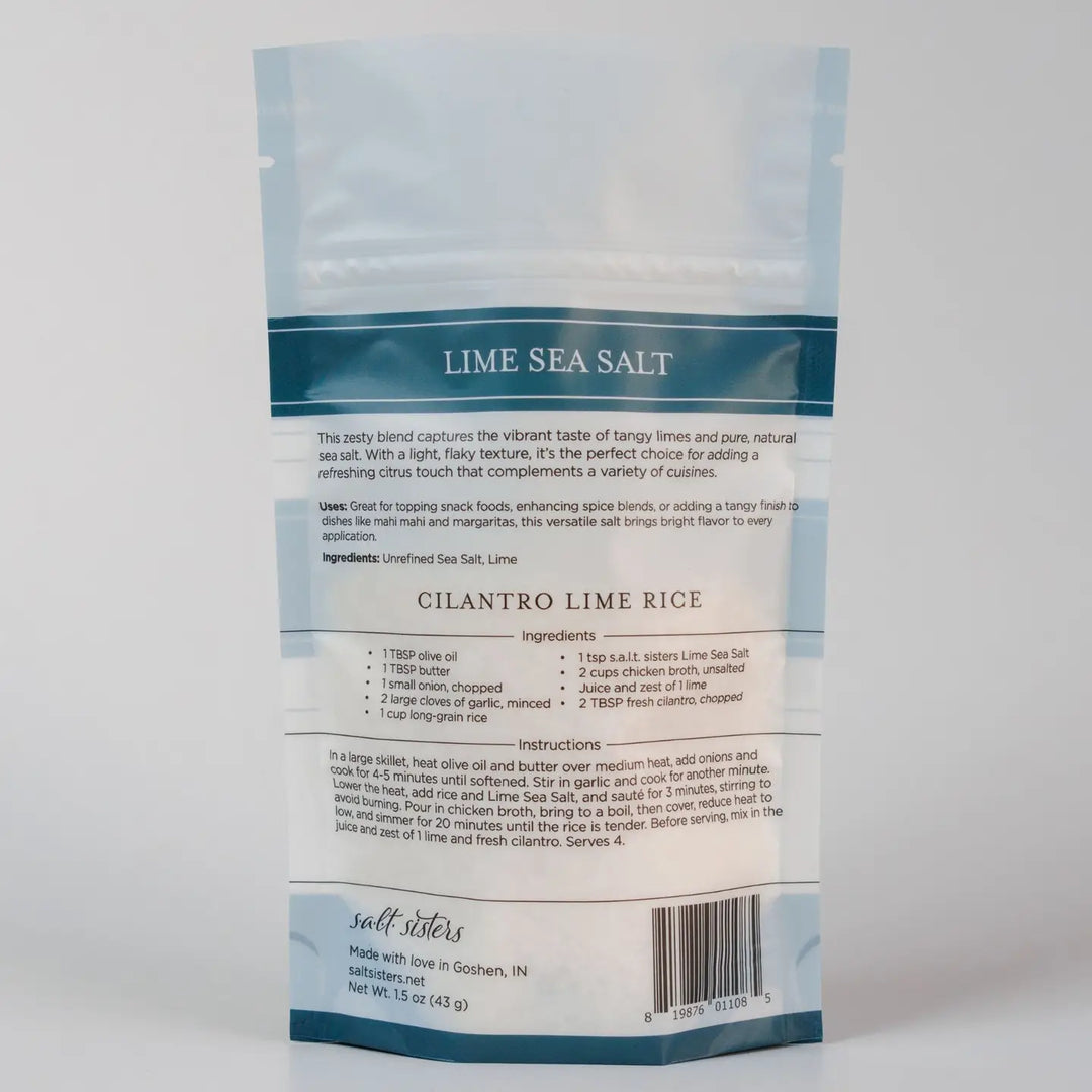 All-Natural Sea Salt - Lime