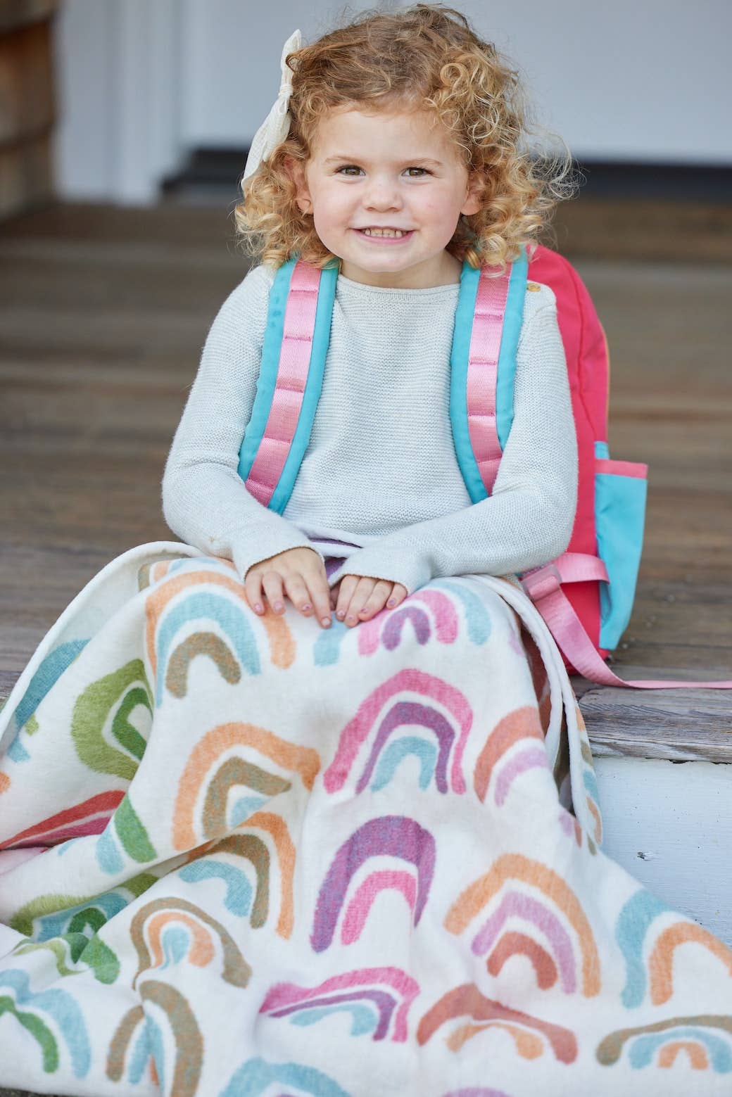 Rainbow Skies Midi Blanket