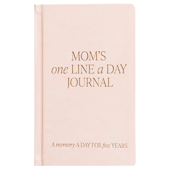 Mom's One Line A Day Leather Journal - Mother's Day Gifts