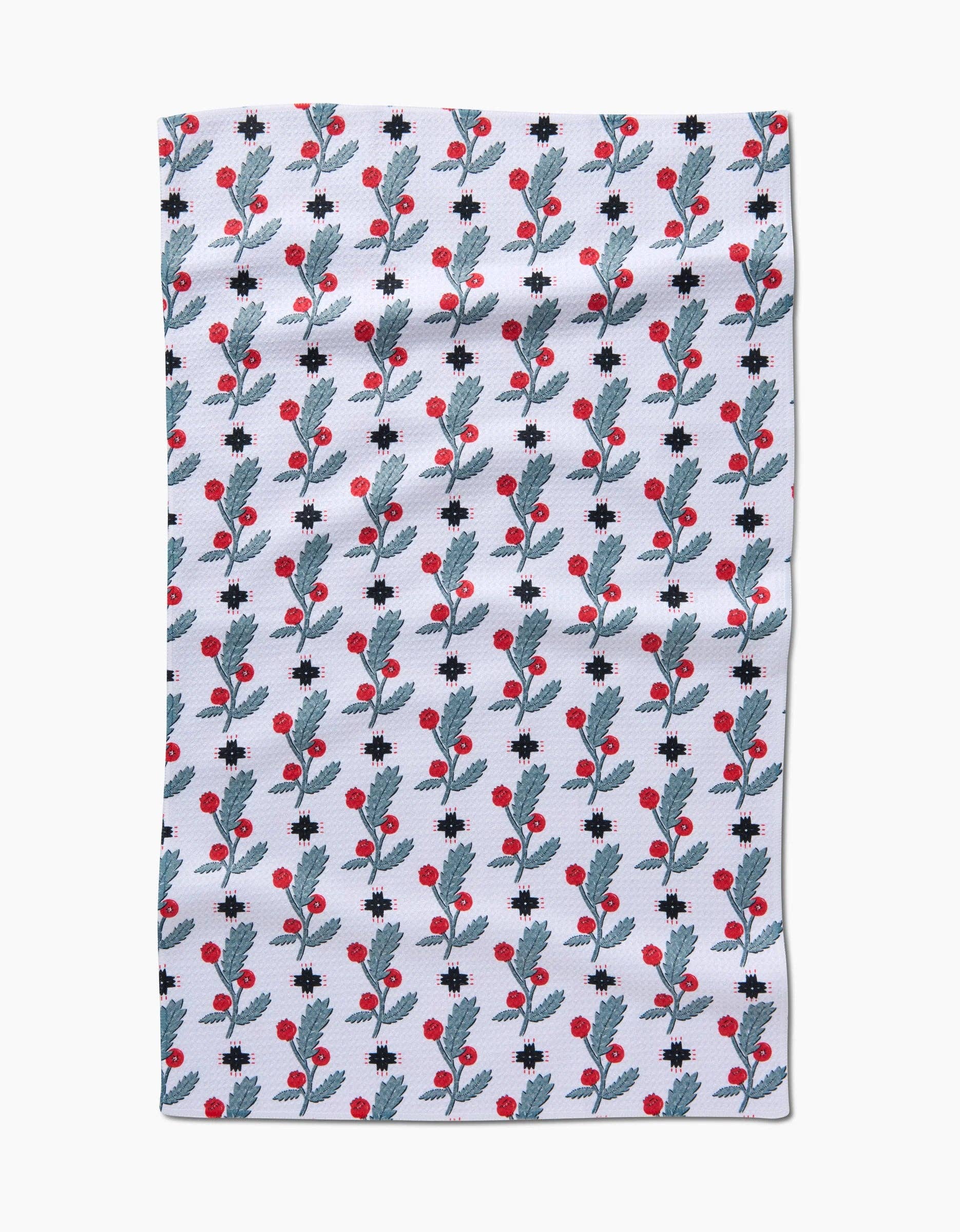 Geometry 'Native Holly' Kitchen Tea Towel