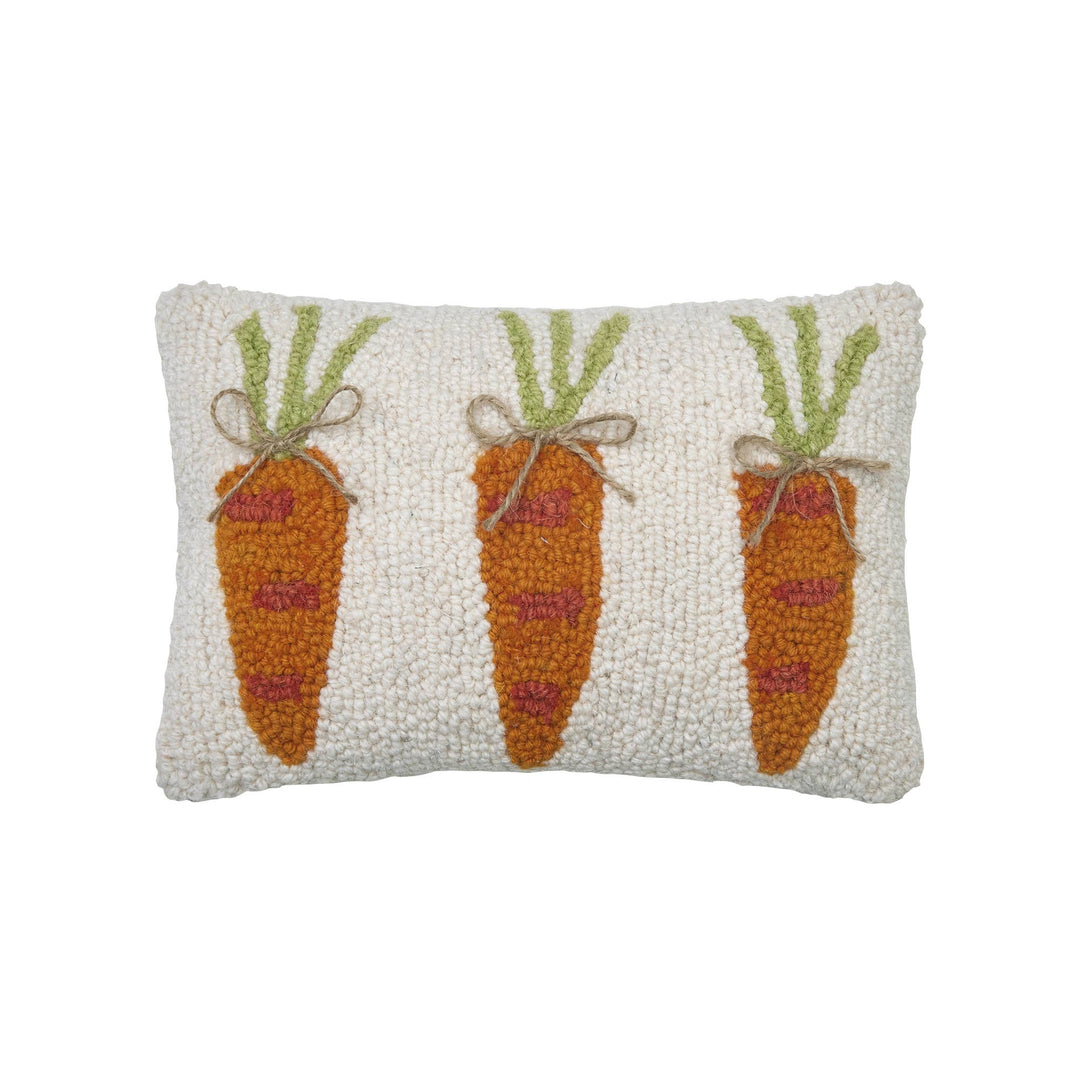 Carrots Hook Pillow - 8"x12"