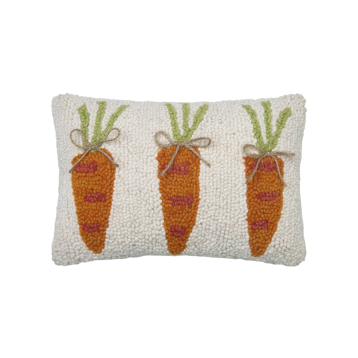 Carrots Hook Pillow - 8"x12"